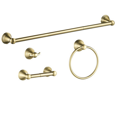 FORIOUS 4 - Piece Bathroom Hardware Set & Reviews | Wayfair